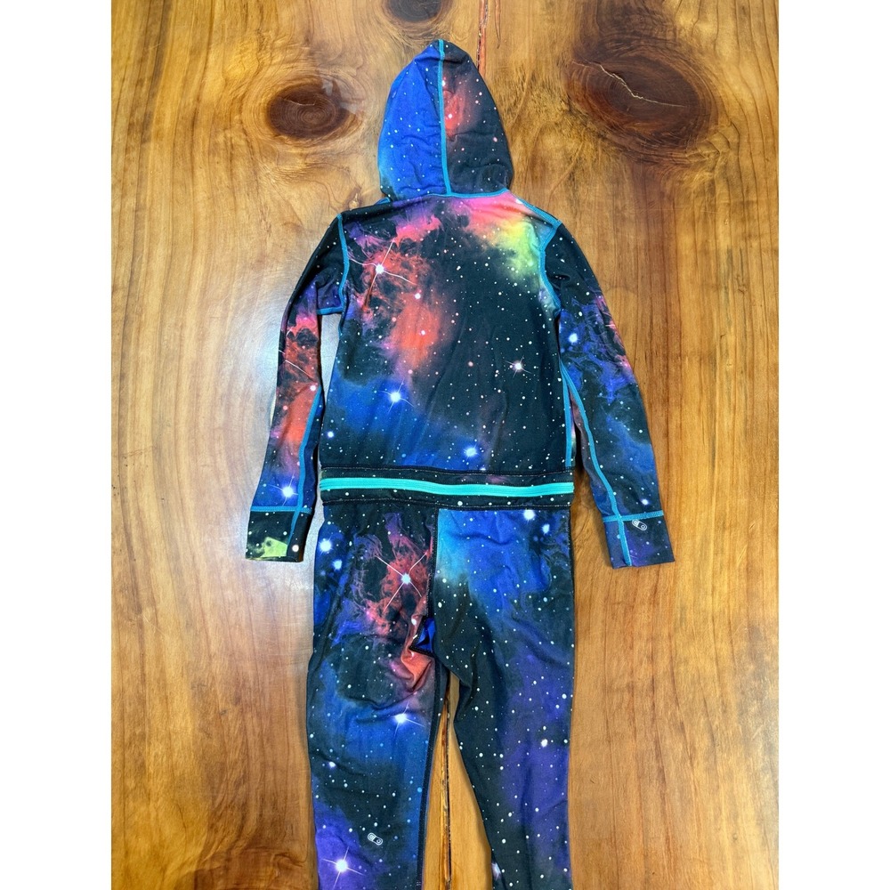 Airblaster Ninja Suit XS 5-6 Galaxy Print Hooded Zip Polyester Ski S3-15 - Picture 6 of 6